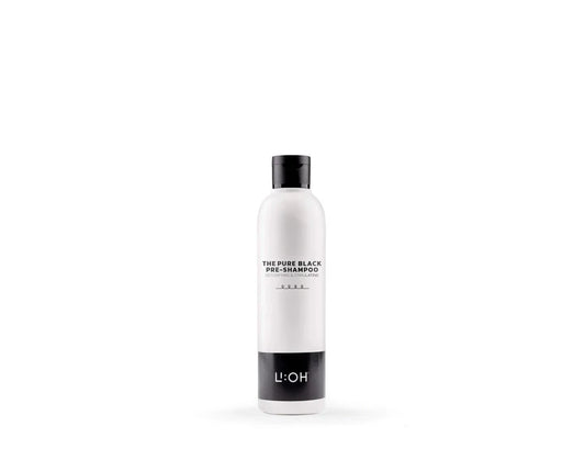 LI:OH The Pure Black Pre Shampoo Detoxifying & Stimulating Detoksikuojantis Stimuliuojantis Šampūnas